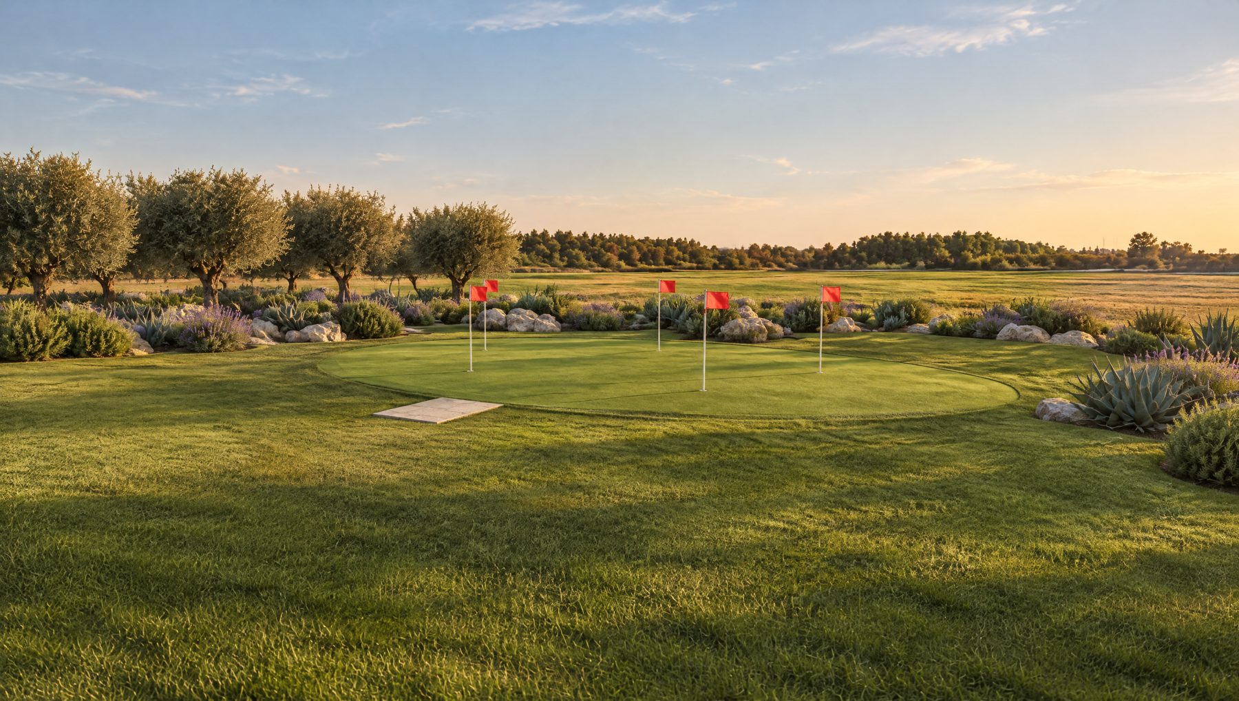 Putting green, photo-real concept image